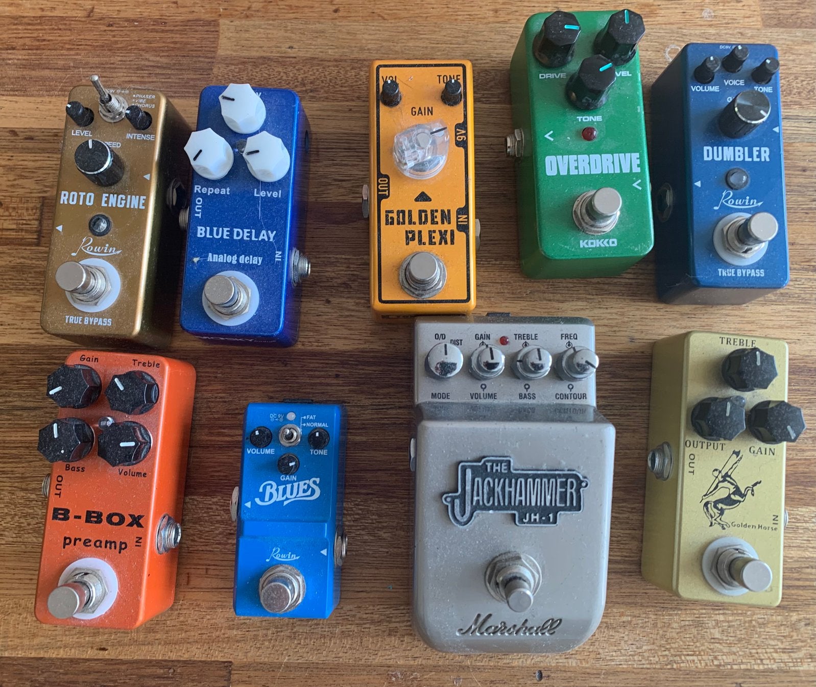 Meederdere pedals, Ophalen of Verzenden, Zo goed als nieuw, Chorus