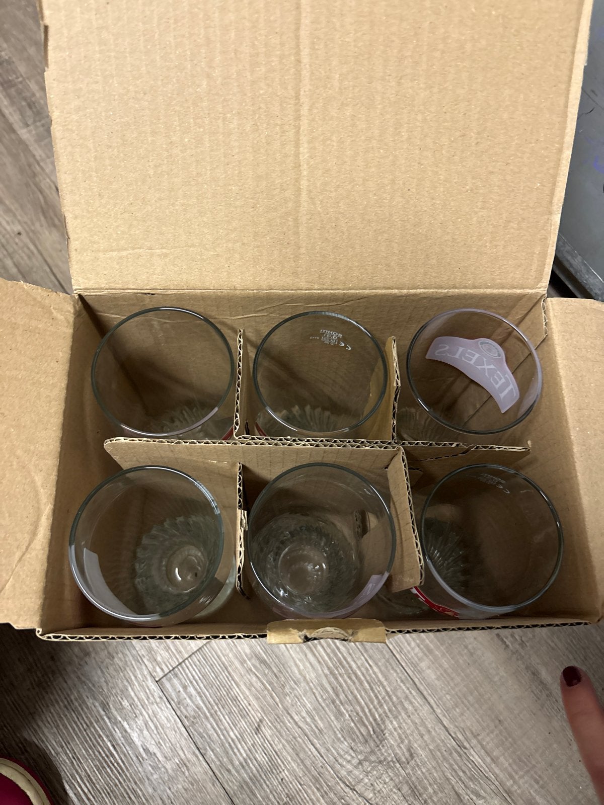Set van 6 Texels Speciaalbier glazen, Ophalen of Verzenden, Zo goed als nieuw, Bierglas
