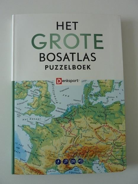 nieuw puzzelboek Het Grote Bosatlas / Denksport, Ophalen, Minder dan 500 stukjes, Nieuw, Puzzelboek