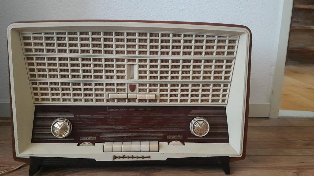 Antieke Aristona buizenradio - Vintage radio, Ophalen