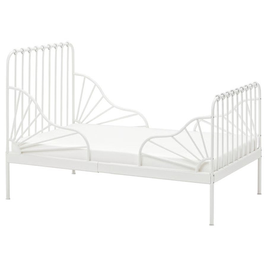 Gratis IKEA meegroei kinderbed MINNEN 80x200cm incl matras, Ophalen, Gebruikt, 70 tot 85 cm, Matras