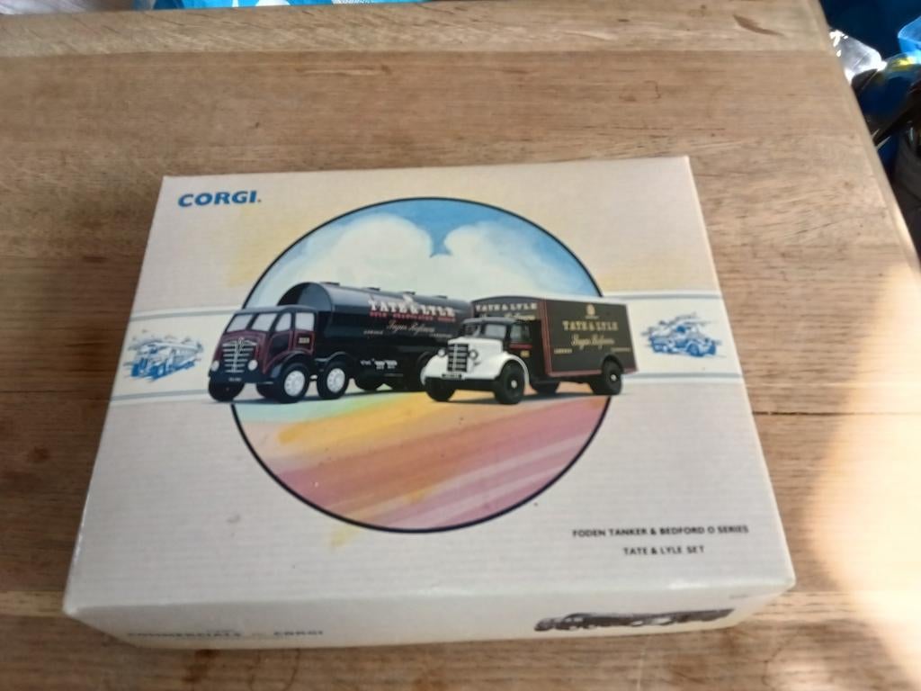Corgi Foden Tanker & Bedford O Series Tate & Lyle Set, Overige merken, 1:32 tot 1:50, Ophalen of Verzenden, Zo goed als nieuw