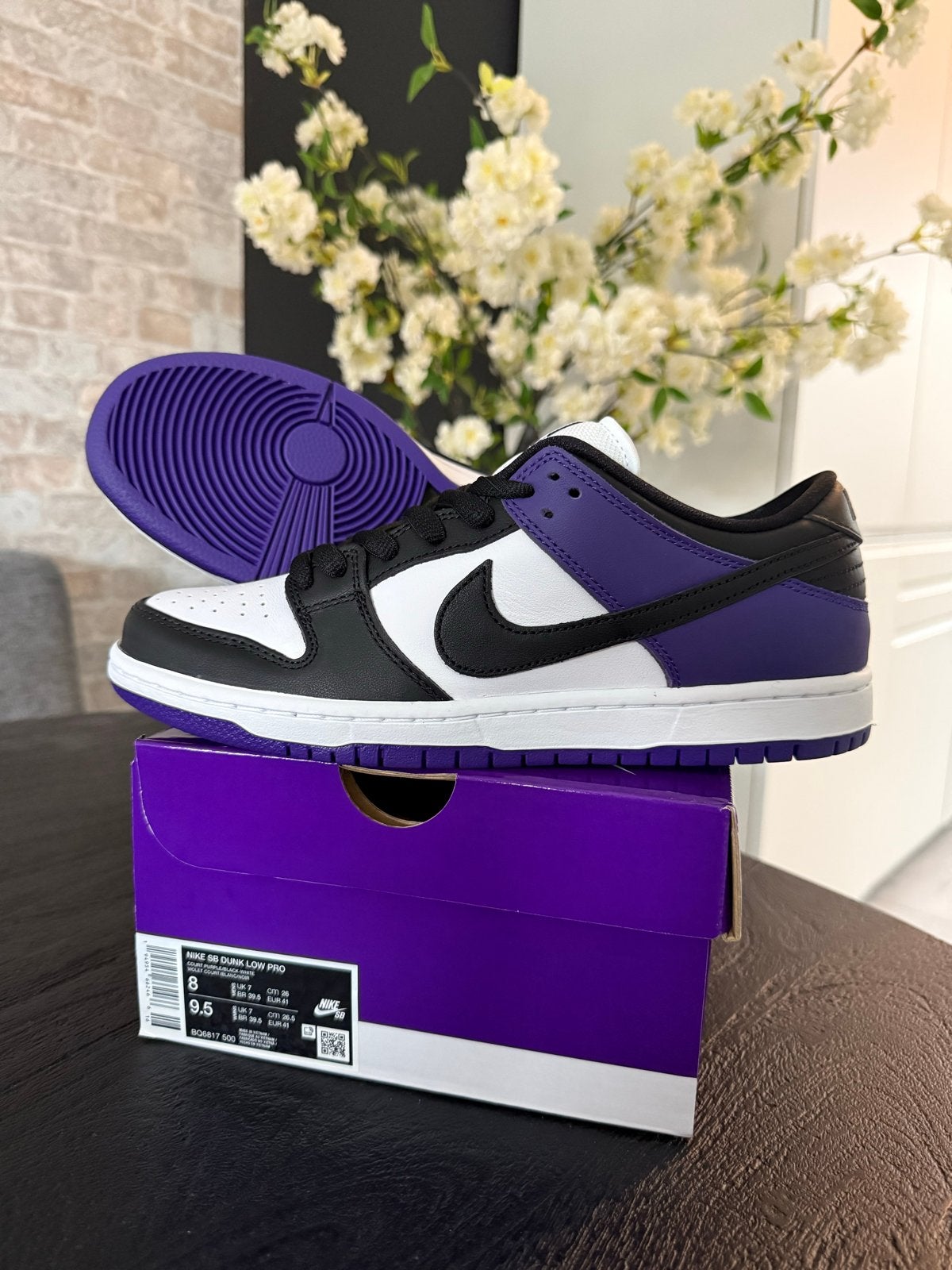 Nike SB Dunk Low Pro Court Purple - Maat 41, Overige kleuren, Nieuw, Ophalen of Verzenden, Sneakers of Gympen