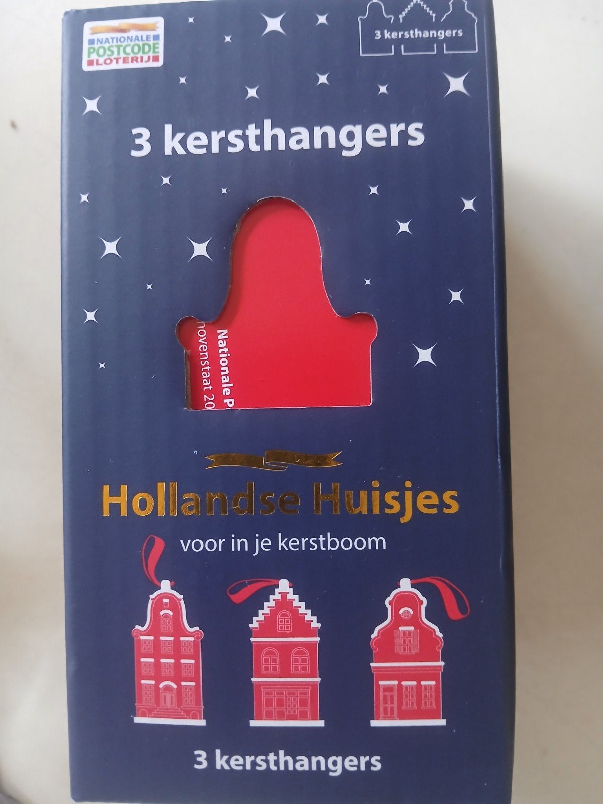 3 kerstkangers postcodeloterij huisjes, Ophalen of Verzenden, Nieuw