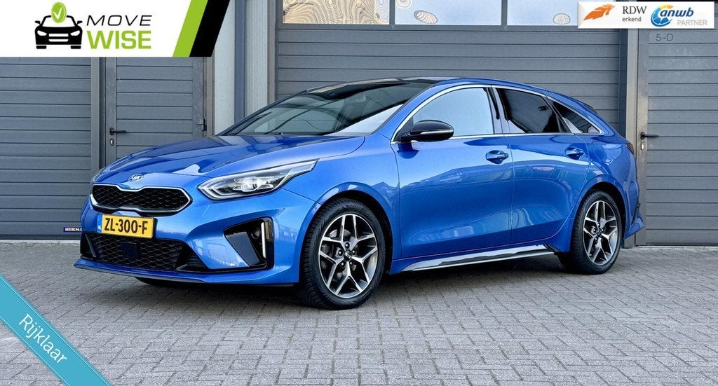 Kia ProCeed 1.0 -120pk T-GDI | GT-Line | 125.000 KM NAP | TO, Voorwielaandrijving, Blauw, Origineel Nederlands, Handgeschakeld