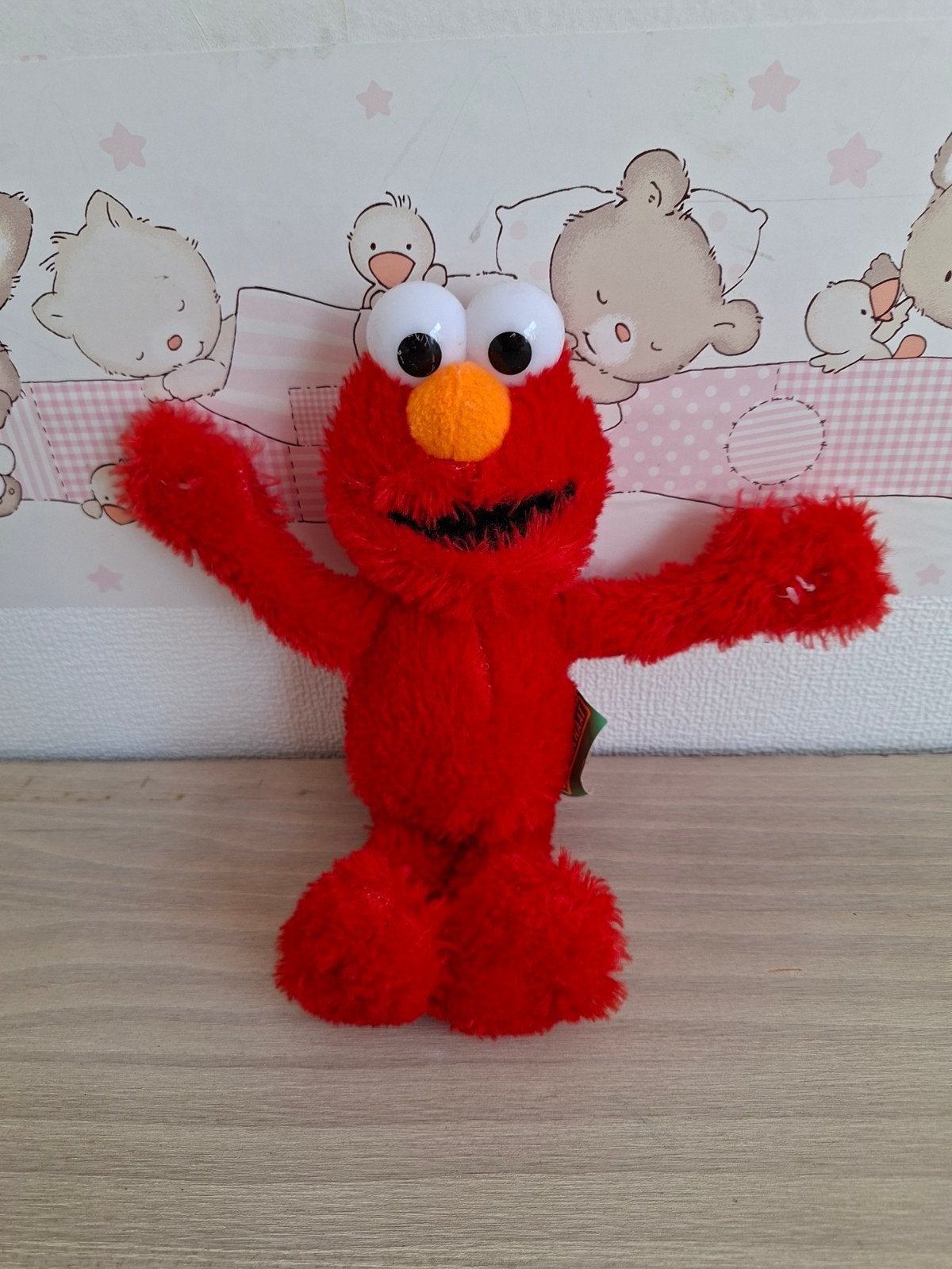 Elmo Knuffel Sesamstraat - Zo goed als nieuw, Overige merken, Overige karakters, Overige typen, Ophalen of Verzenden