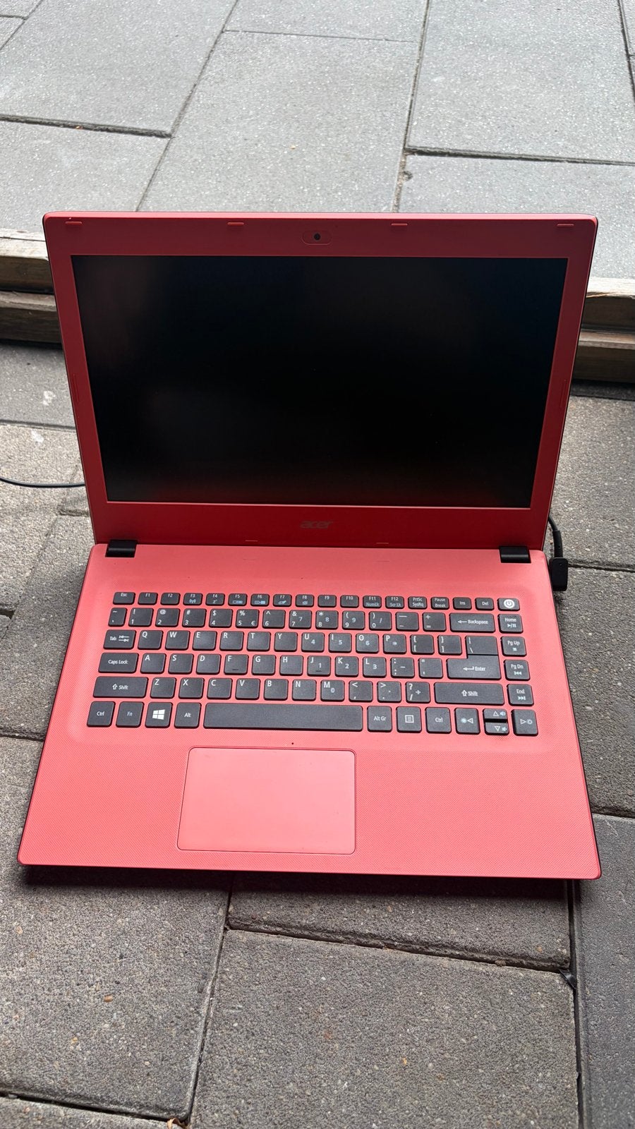 Acer Laptop Rood, Gebruikt, Verzenden, Onbekend, 15 inch