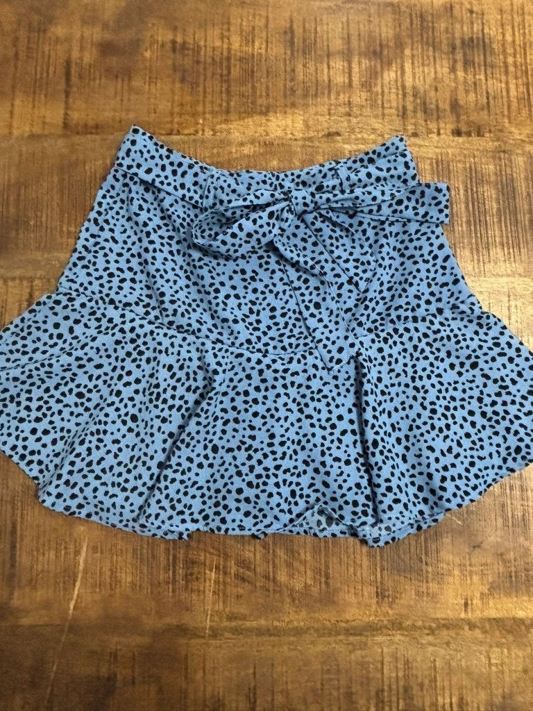Stradivarius blauwe skort spotted print broekrok M 38, Kleding | Dames, Maat 38/40 (M), Blauw, Ophalen of Verzenden, Zo goed als nieuw