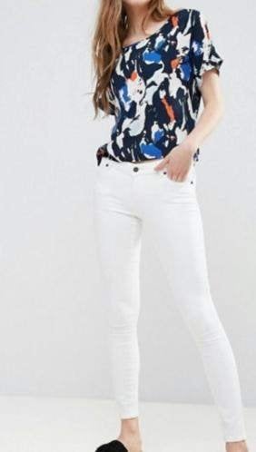 Blue pattern T-shirt (Vero Moda), Blauw, Vero Moda, Ophalen of Verzenden, Korte mouw