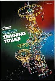 knex HYPERSPACE TRAINING TOWER+MOTOR BOEK EN 10 ASTRONAUTEN, Ophalen, Gebruikt, K'nex