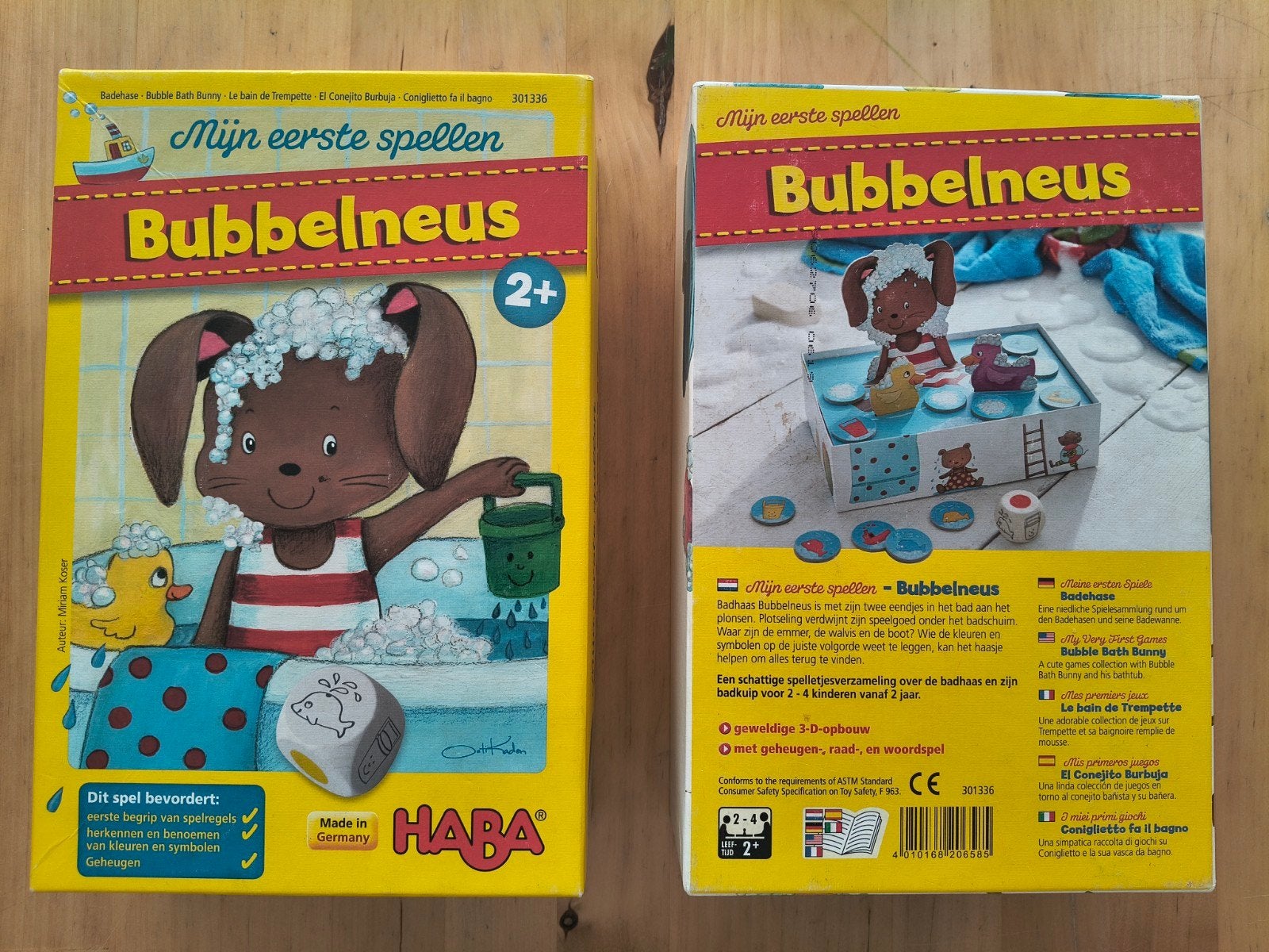 Badhaas bubbelneus Haba spel 2+, Ophalen of Verzenden, Gebruikt, HABA