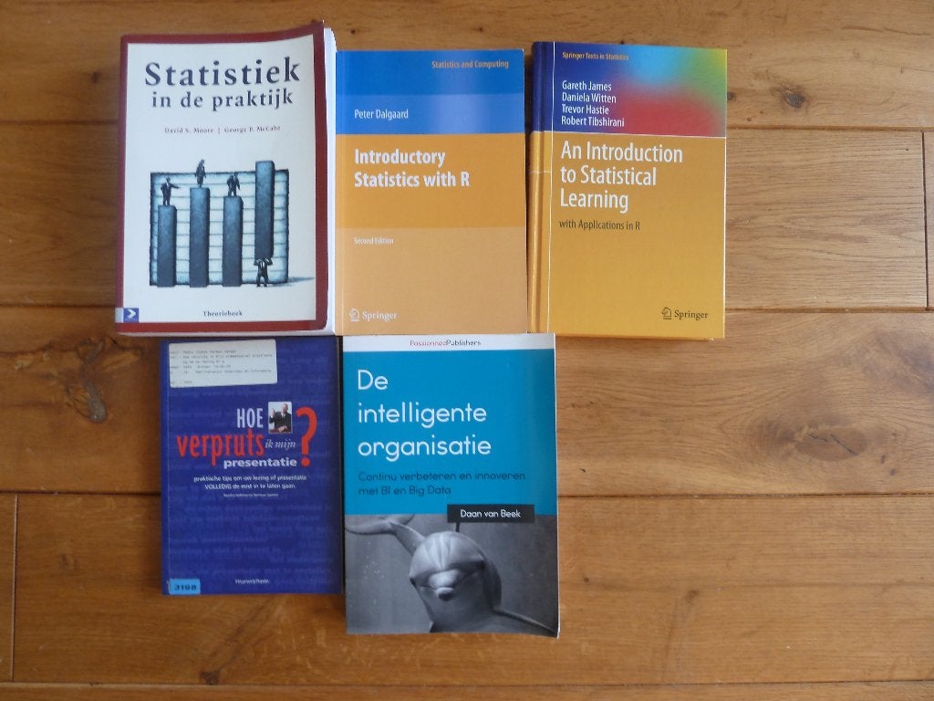 Boeken statistiek, big data en presenteren, Diverse auteurs, Zo goed als nieuw, Beta, HBO