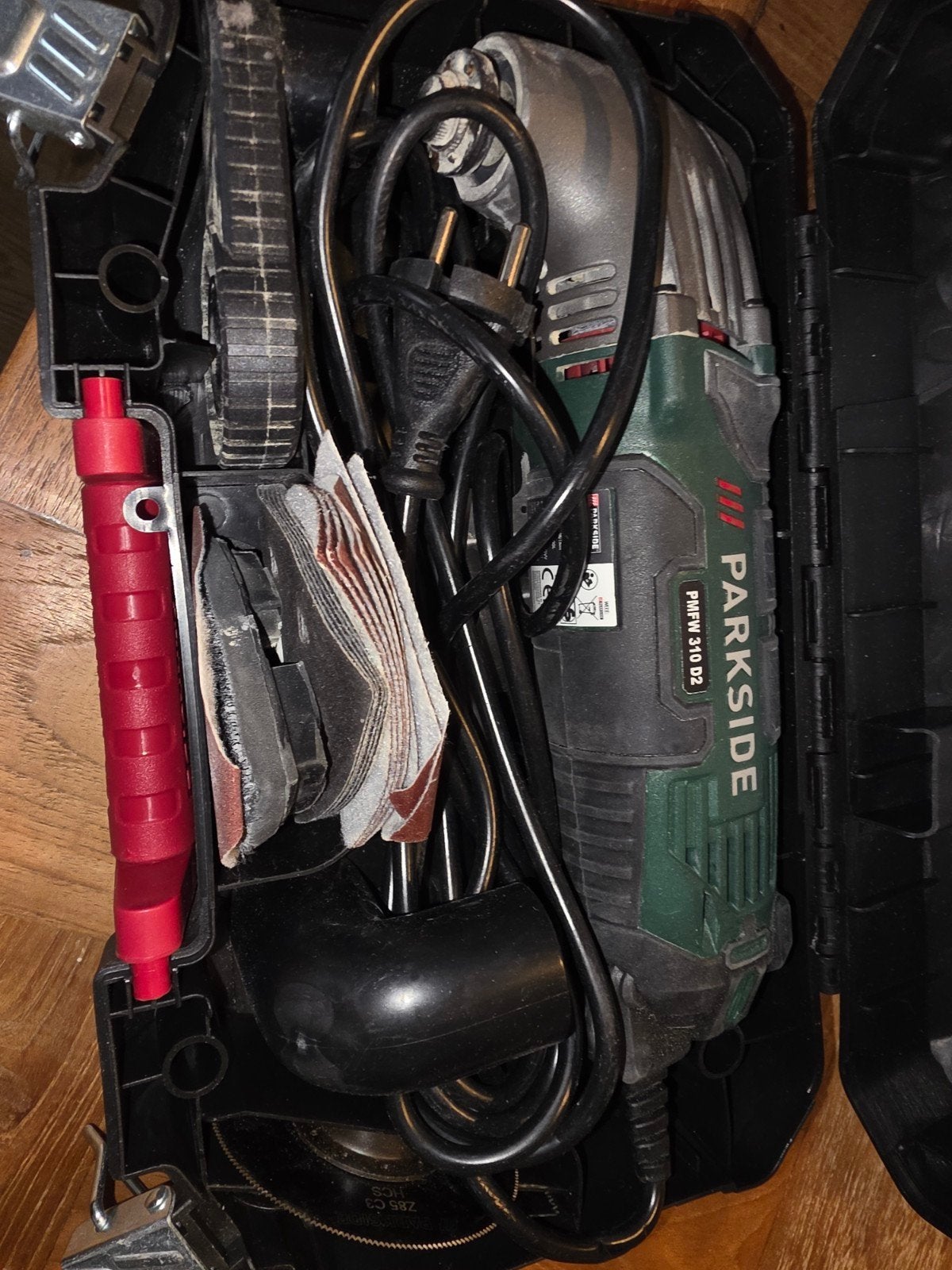 Parkside PMFW 310 D2 Multitool in koffer, Ophalen of Verzenden, Gebruikt