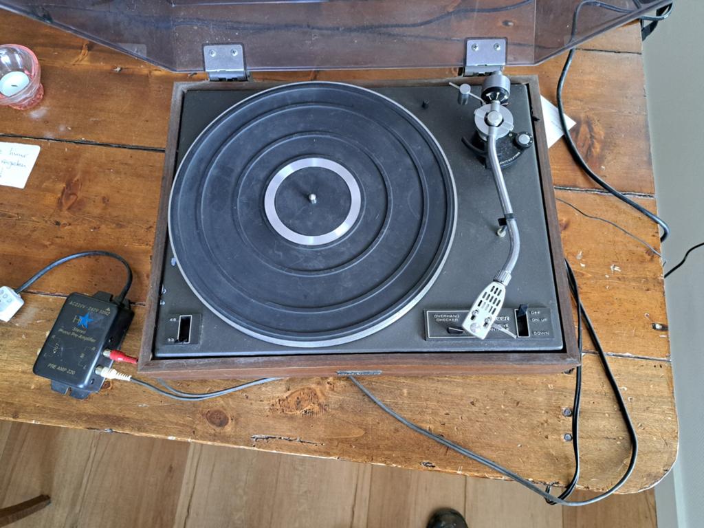 Pioneer Platenspeler met Phono Voorversterker, Ophalen of Verzenden, Gebruikt, Platenspeler, Pioneer