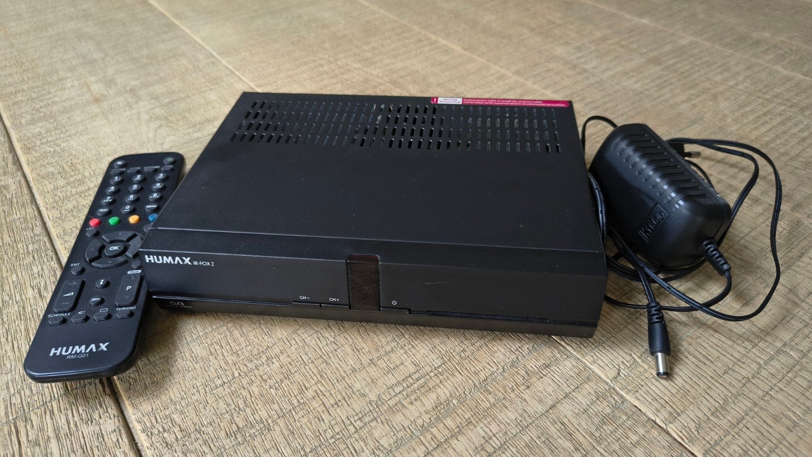 Humax IR-Fox Z digitale ontvanger met afstandsbediening, Audio, Tv en Foto, Ophalen of Verzenden, Gebruikt, Decoder