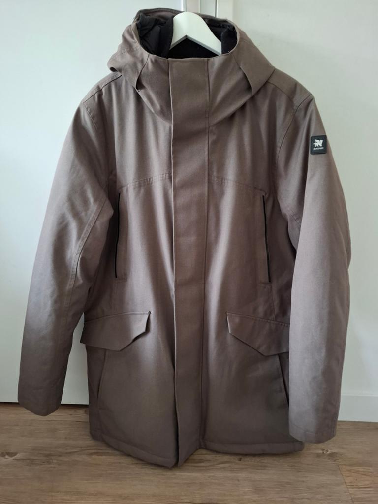 Nette Vanguard parka winterjas - Maat XL, Kleding | Heren, Jassen | Winter, Bruin, Maat 56/58 (XL), Ophalen of Verzenden, Zo goed als nieuw