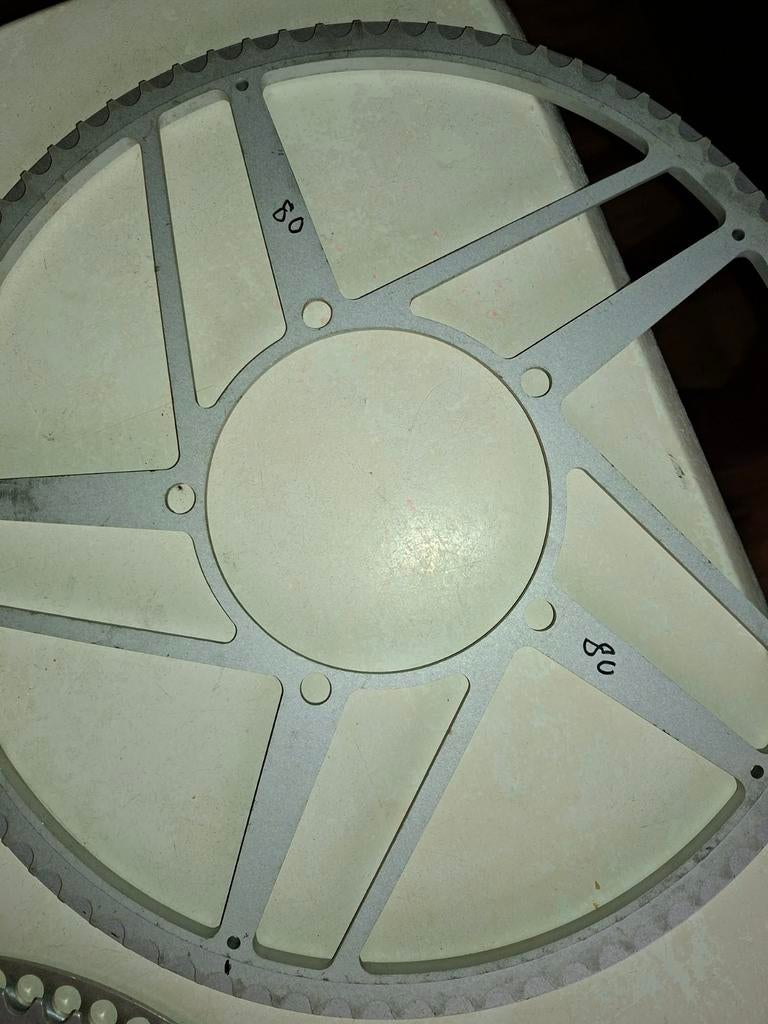 Tand wiel ligfietsen nieuw met ketting rand 75 / 77b shimano, Ophalen of Verzenden, Nieuw, Blok