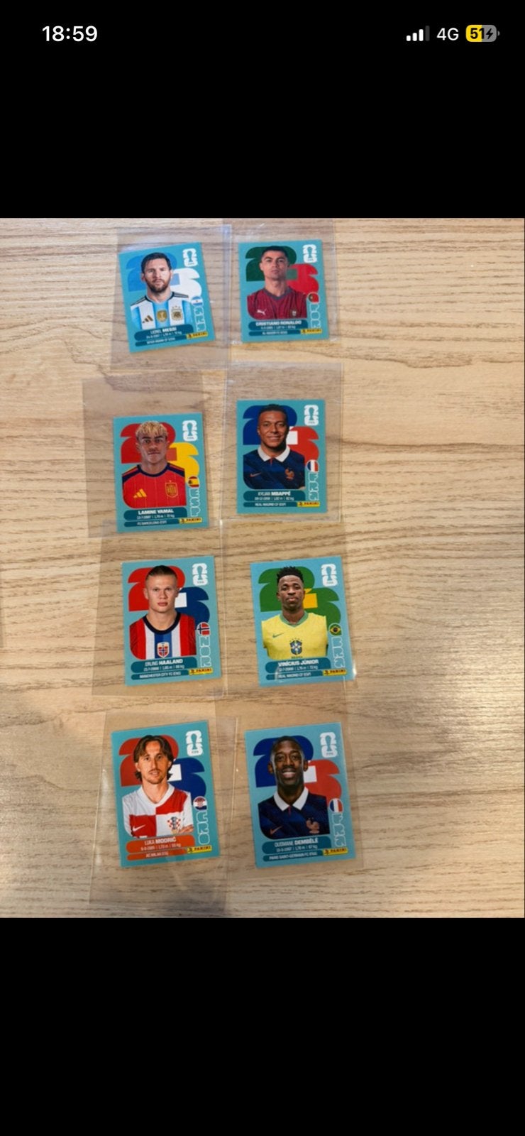 Panini WK 2026 Voetbal Spelerskaarten, Ophalen of Verzenden, Zo goed als nieuw, Buitenlandse clubs, Spelerskaart
