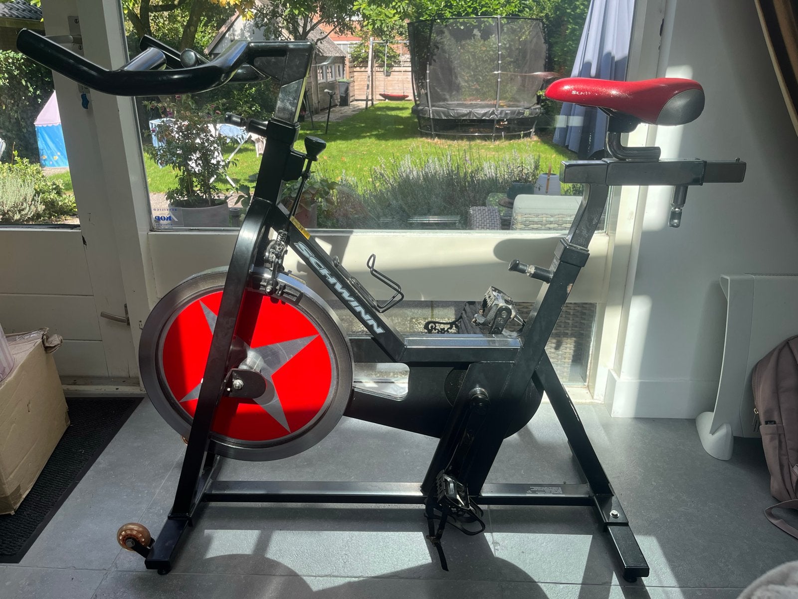 Schwinn Spinningfiets, Ophalen, Spinningfiets, Zo goed als nieuw, Metaal