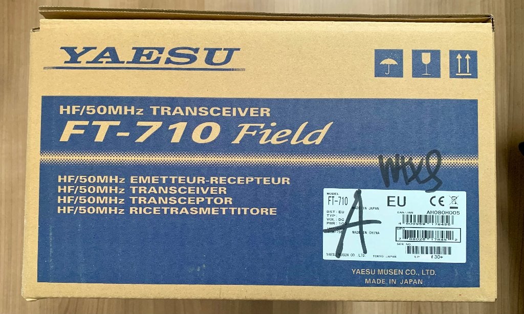 Yaesu FT-710 FIELD      SP-40, Ophalen of Verzenden, Zo goed als nieuw, Zender en Ontvanger