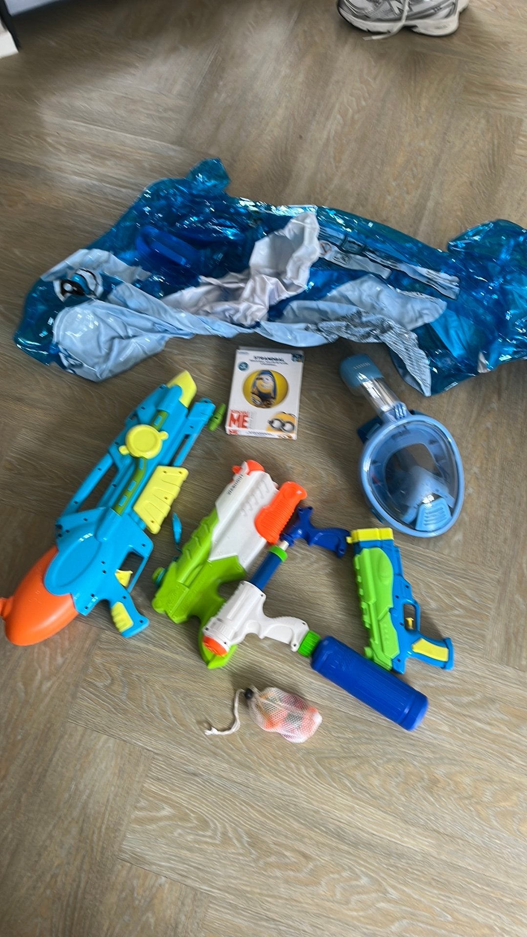 Water speelgoed opblaas waterpistool, Ophalen, Zo goed als nieuw
