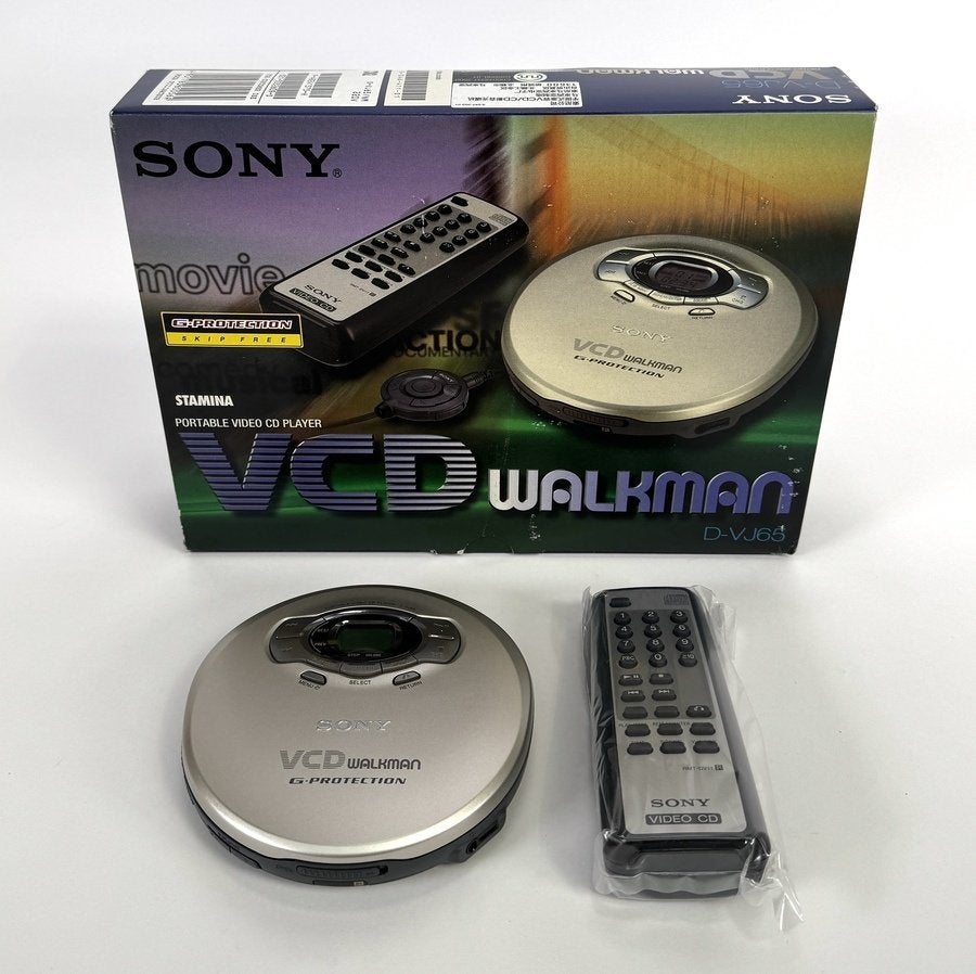 379. Sony VCD Walkman D-VJ65 portable video CD player, Ophalen, Walkman