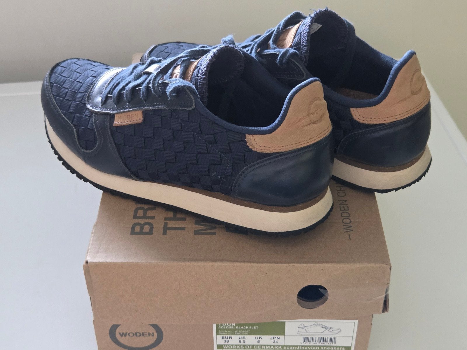 Woden sneakers donkerblauw maat 38, Kleding | Dames, Schoenen, Blauw, Ophalen of Verzenden, WODEN, Sneakers of Gympen