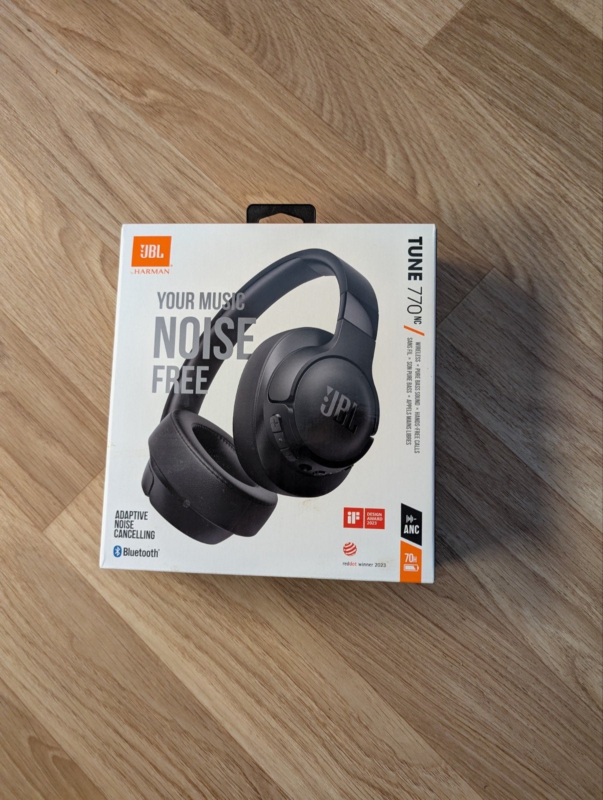 JBL Tune 770NC Draadloze  Koptelefoon Zwart Nieuw, Audio, Tv en Foto, Koptelefoons, Ophalen, JBL, Nieuw, Draadloos