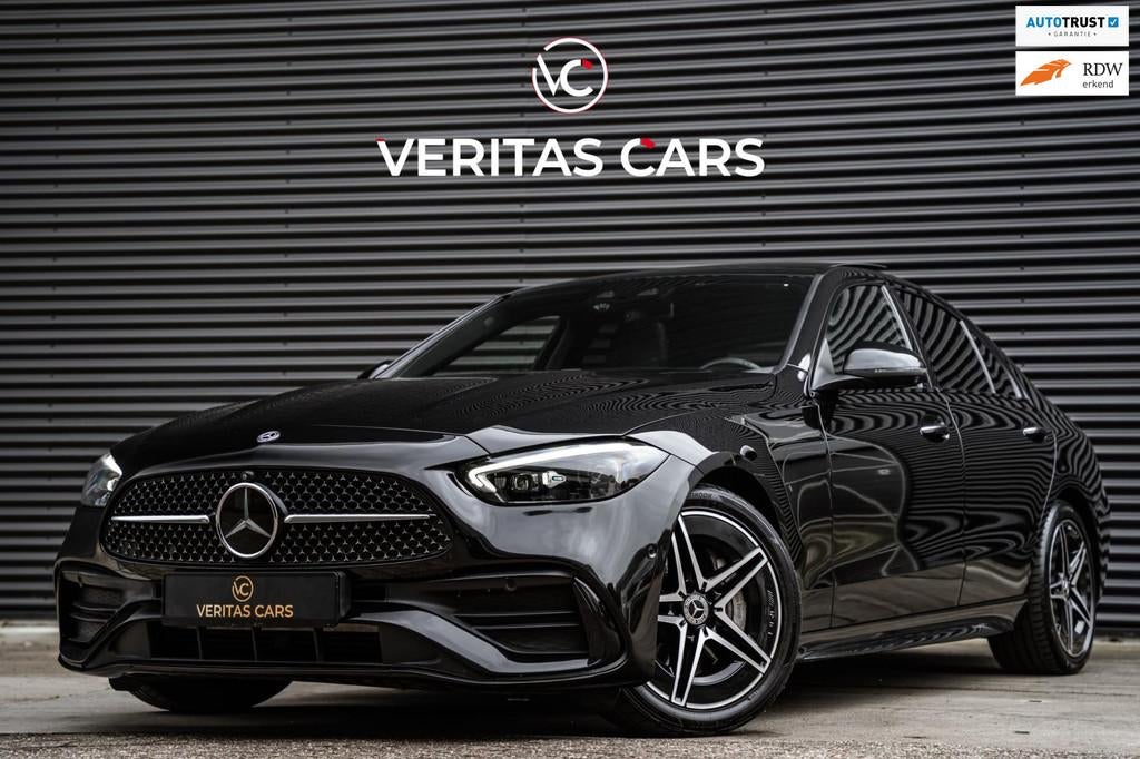 Mercedes-Benz C-klasse 200 Launch Edition AMG Line 204PK Pan, Auto's, Mercedes-Benz, Achterwielaandrijving, Euro 6, 4 cilinders