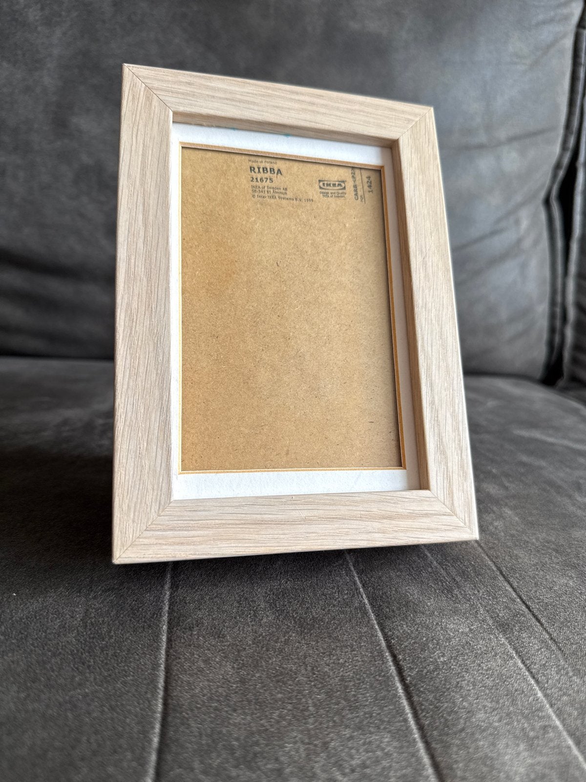 IKEA RIBBA Fotolijst - Houtkleurig, Ophalen, Beige, Zo goed als nieuw, Fotolijst