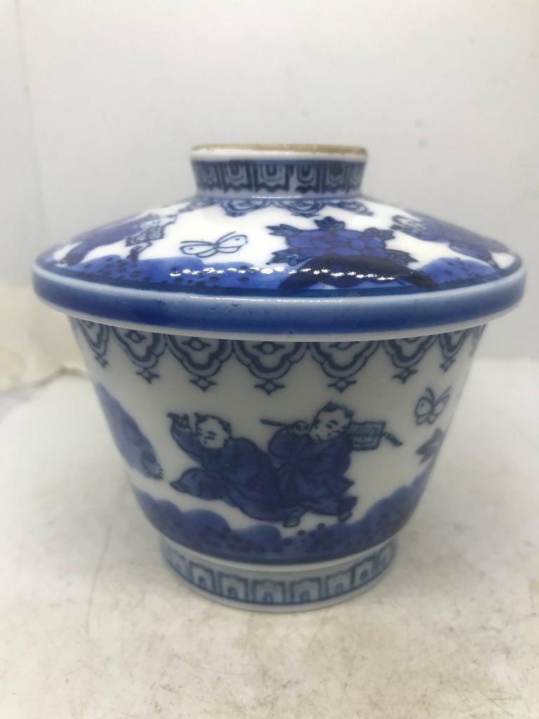 chinees porselein deksel pot, Ophalen of Verzenden