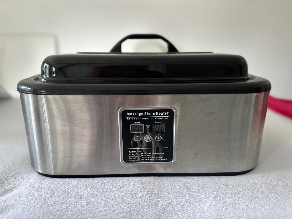 Deluxe full body massage stone set, Ophalen, Zo goed als nieuw, Hotstone