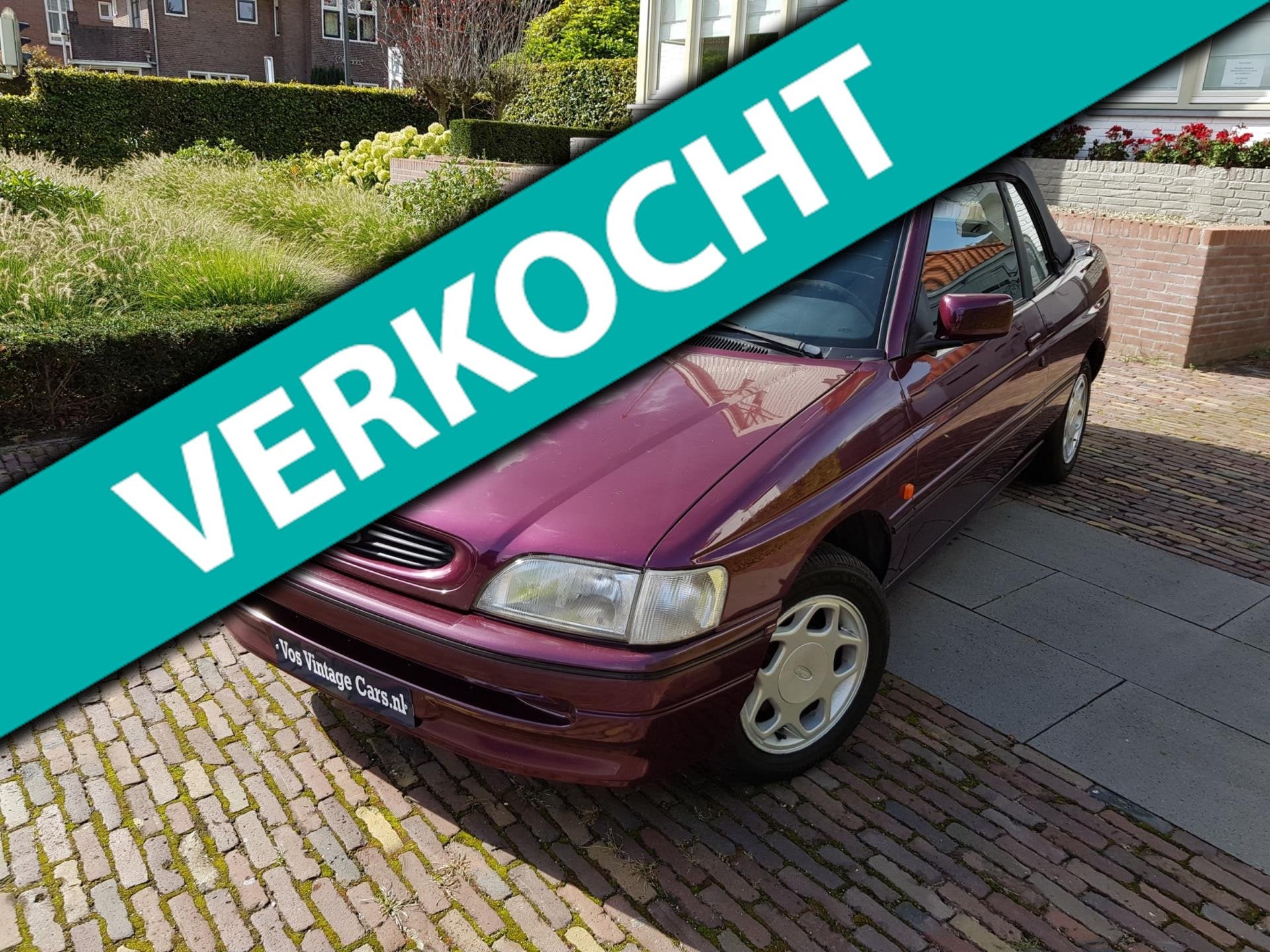 Ford Escort Cabrio 1.6 16V - Easy Project, Auto's, Ford, Escort, Stof, Gebruikt, 4 cilinders