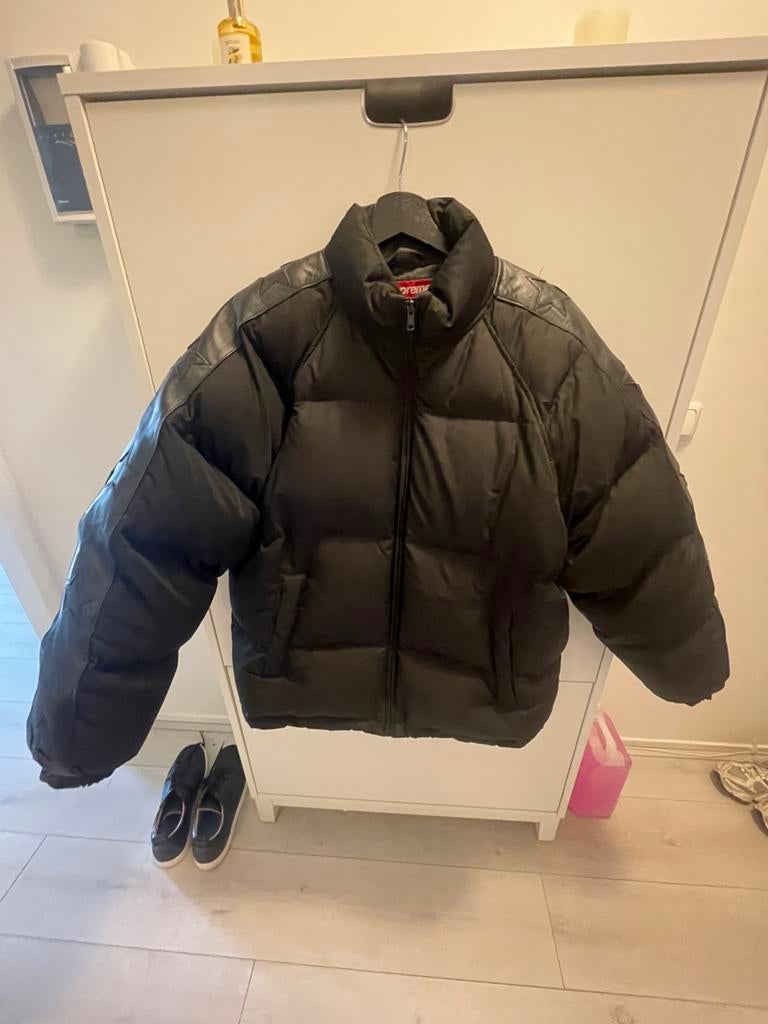 SUPREME Jas Puffer S, Ophalen of Verzenden, Zo goed als nieuw, Zwart