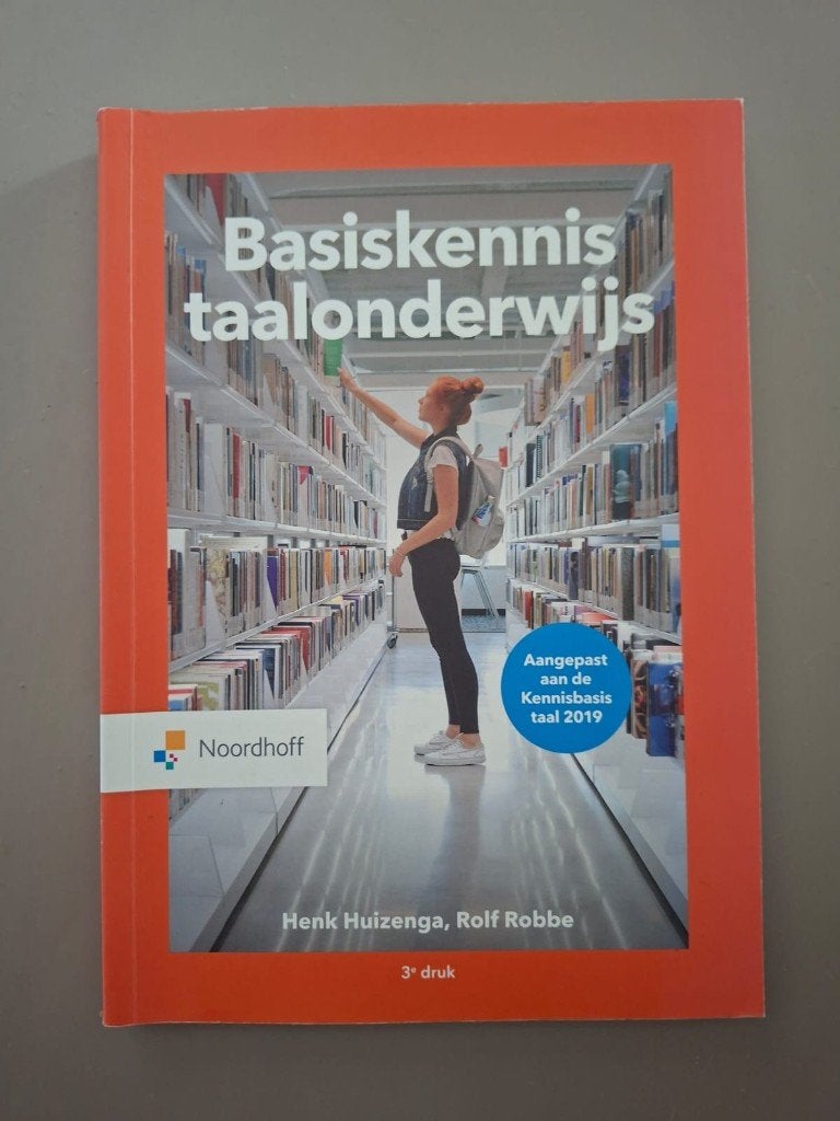 Basiskennis taalonderwijs (ISBN: 9789001745363), Zo goed als nieuw, Noordhoff Uitgevers, Beta, HBO