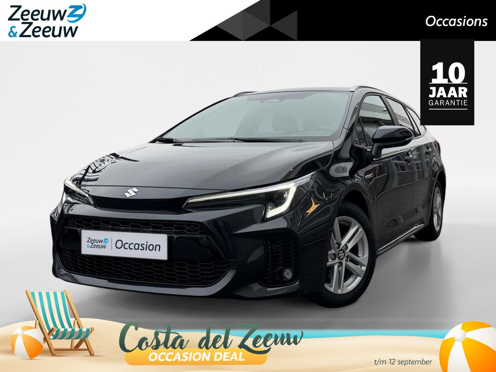 Suzuki Swace 1.8 Hybrid Style | 140 PK | STUUR/STOEL VERWARM, Auto's, Suzuki, 12 maanden, Gebruikt, 4 cilinders, Zwart
