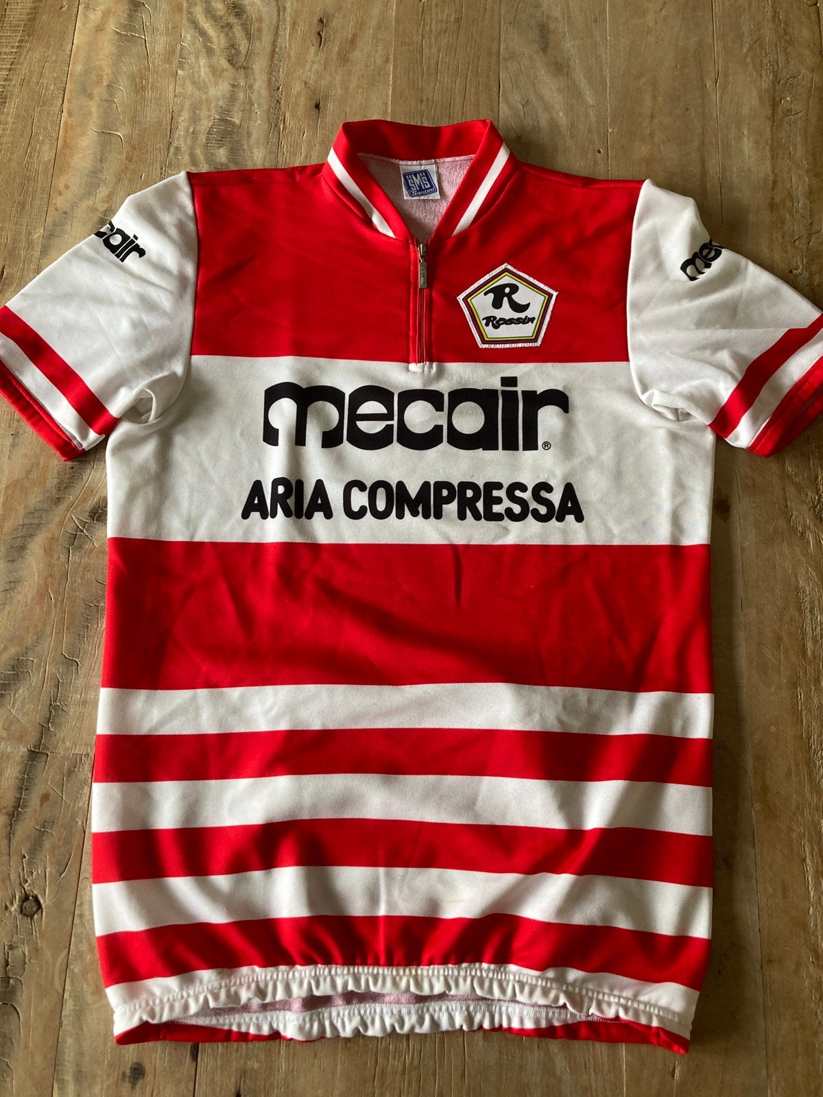 Vintage wielershirt Rossin Mecair, Fietsen en Brommers, Ophalen of Verzenden, Bovenkleding