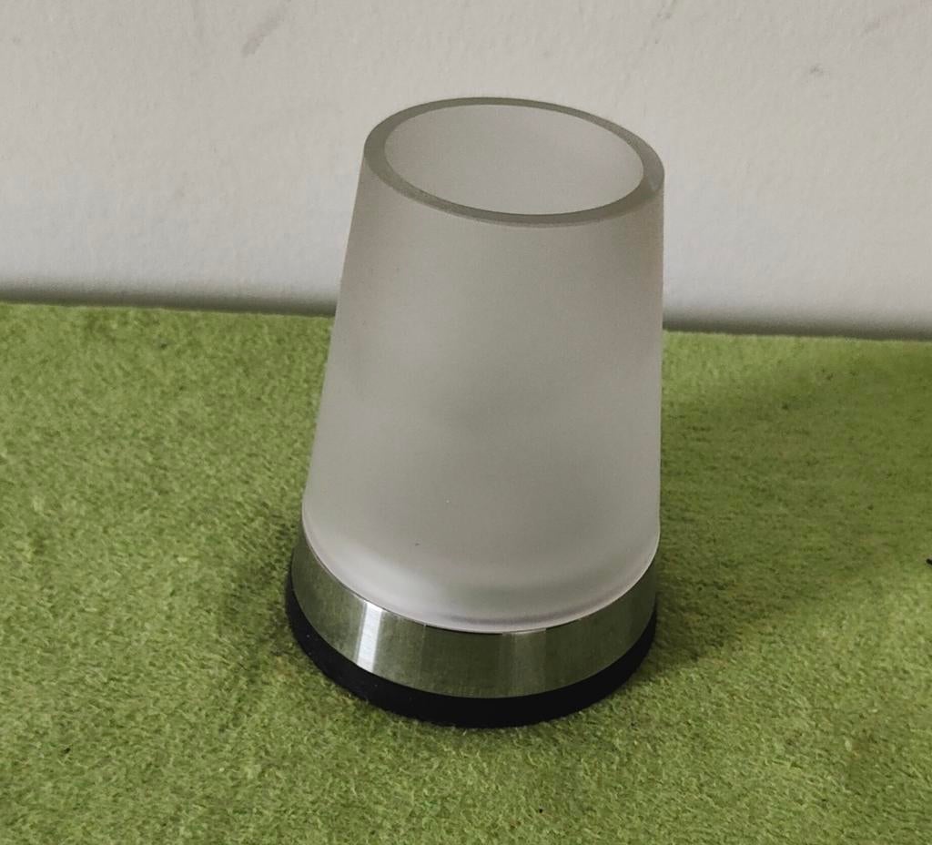Menu Hurricane windlichthouder waxine mat glas, Ophalen of Verzenden, Gebruikt, Modern, Scandinavisch, Tijdloos