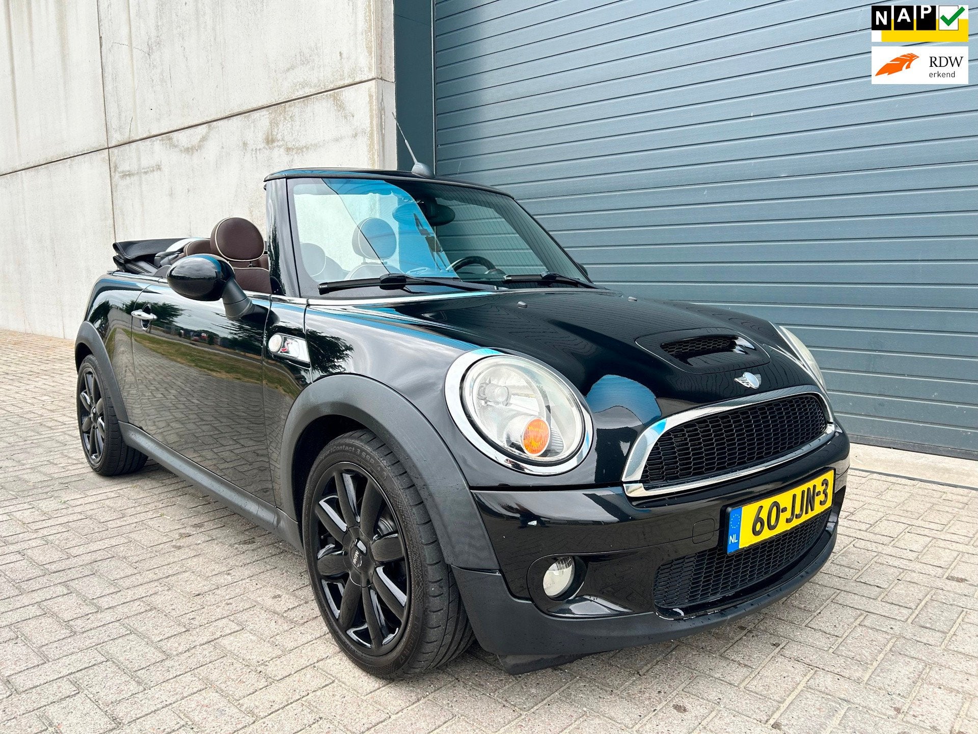 Mini Cabrio 1.6i Cooper S CLIMA LEDER NAP 2009, Voorwielaandrijving, Gebruikt, 4 cilinders, Cabriolet