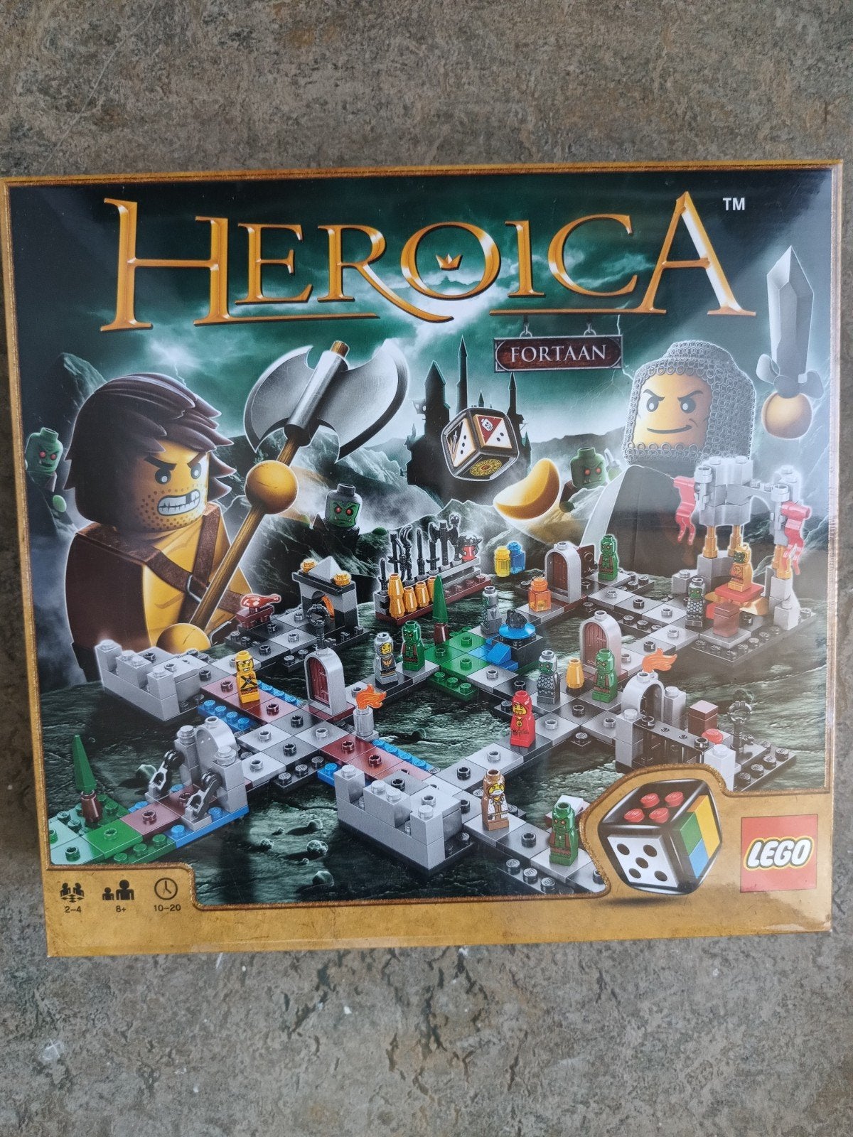 Lego Heroica Fortaan 3860 - Bordspel, nieuw, Inclusief instructies, Lego, Nieuw, Ophalen of Verzenden