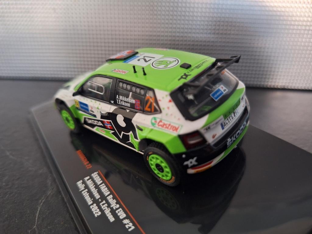 Skoda Fabia Rally 2 EVO #21 Rally Estonia 2022 Schaal 1:43, Overige merken, IXO, IXO, Nieuw