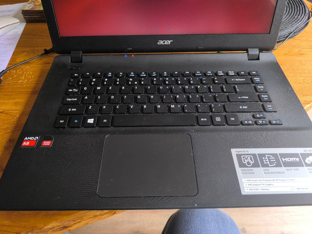 Acer Aspire ES 15 inch, Ophalen, Gebruikt, Met videokaart, 2 tot 3 Ghz