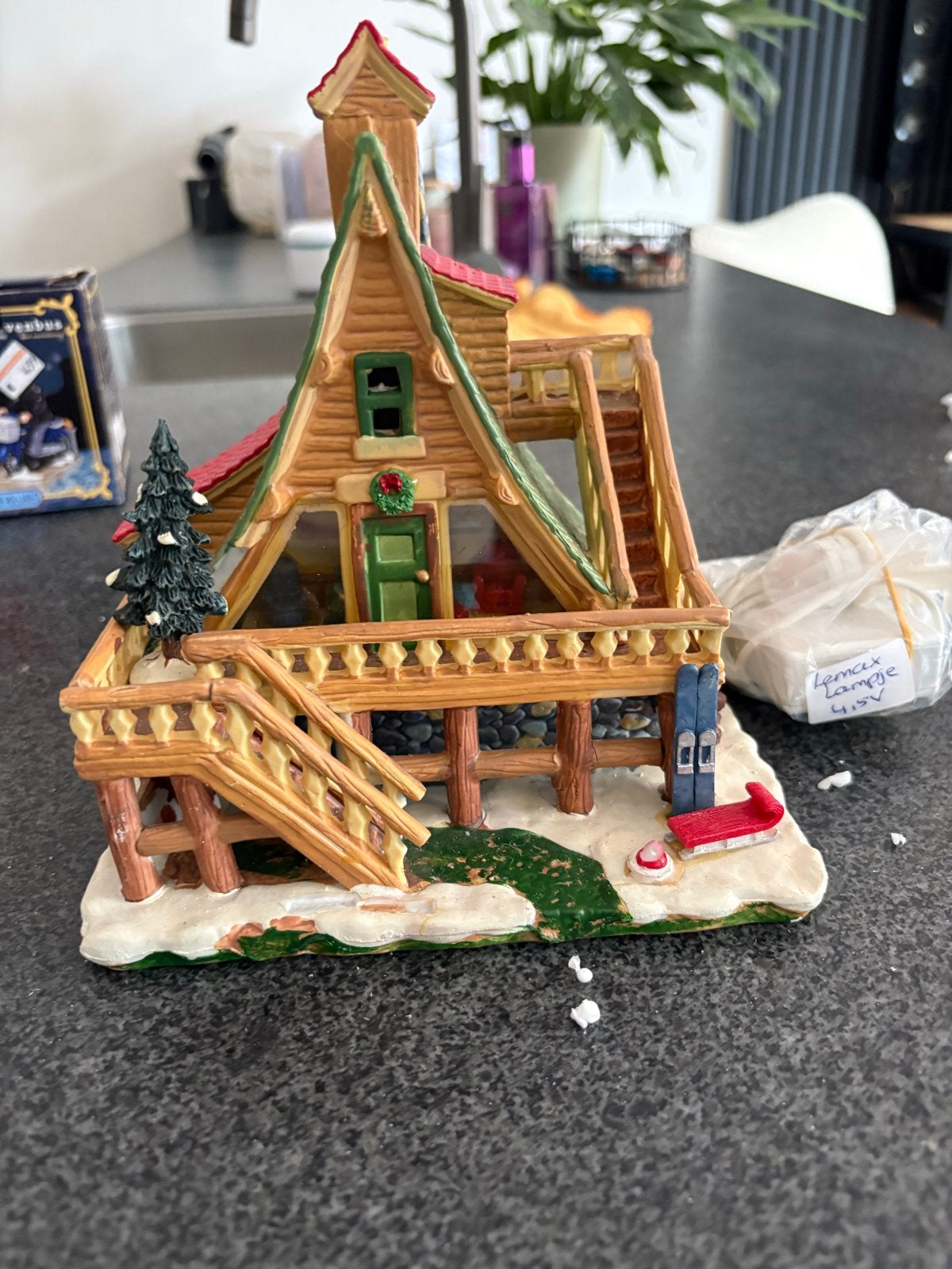 Te koop Wooden huisje Lemax, Ophalen of Verzenden