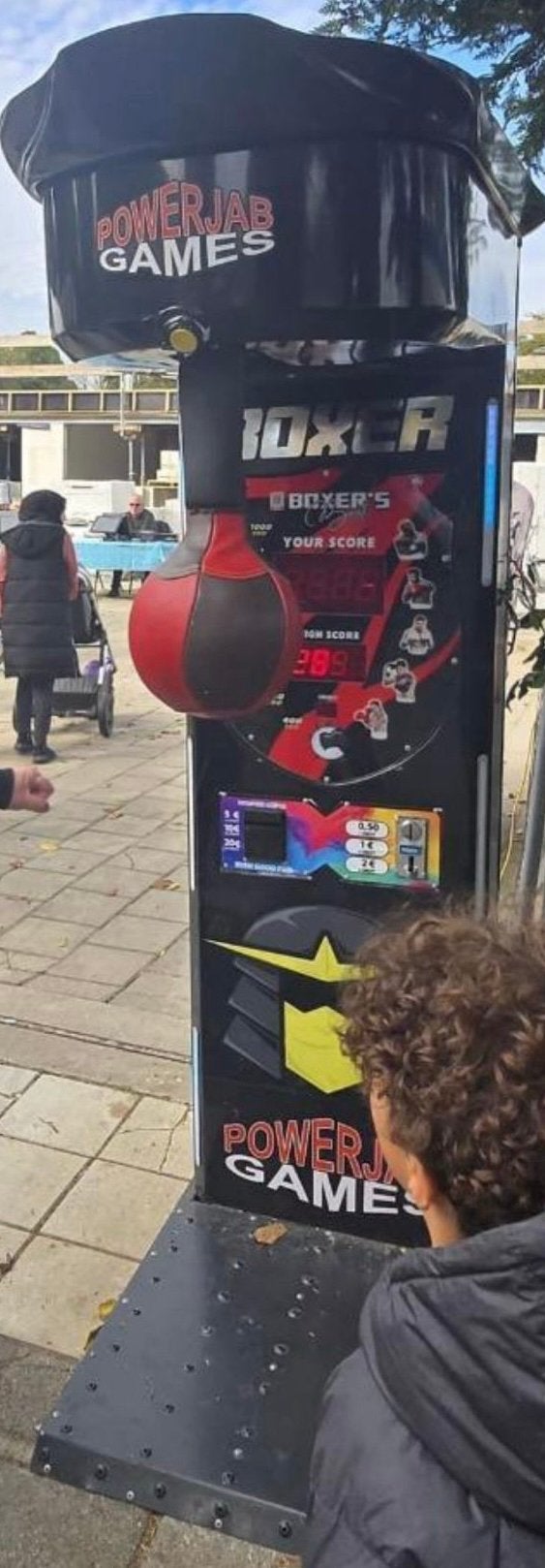 Boksbal automaat te huur, Ophalen, Zo goed als nieuw, Overige