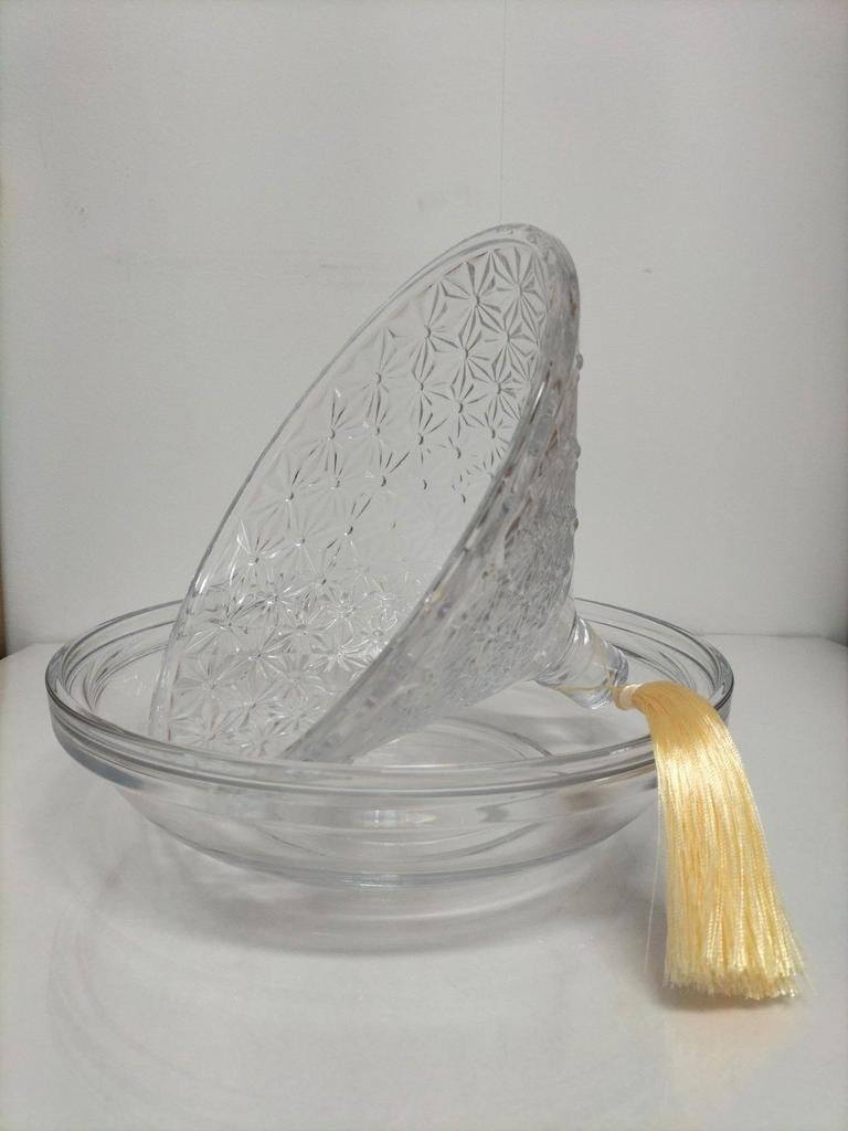 PARTIJ GLAZEN TAJINE MET DEKSEL 28 CM nog 10 stuks, Ophalen, Schaal, Mttn, Rond