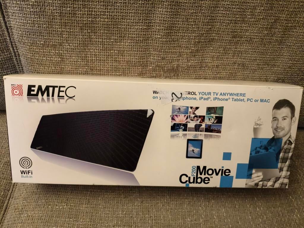 EMTEC Movie Cube F200 - WiFi Built-in media speler, Ophalen of Verzenden, Zo goed als nieuw, HDMI, Zonder harde schijf