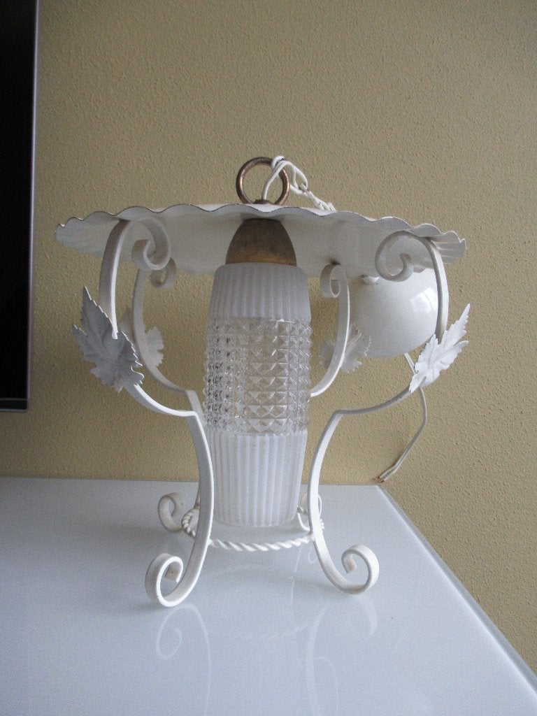 Charmant vintage plafond, hanglampje hal lampje., Huis en Inrichting, Lampen | Hanglampen, NVT, Klassiek, NVT, Zo goed als nieuw