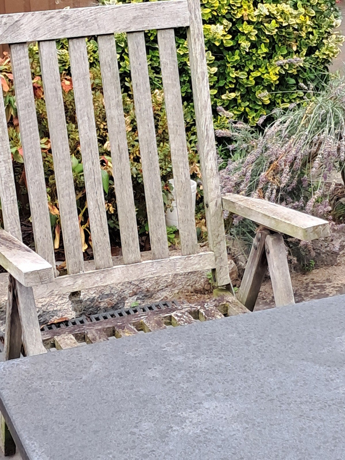 bois le duc 4 stuks tuinstoelen, Ophalen, Gebruikt, Hout, Verstelbaar