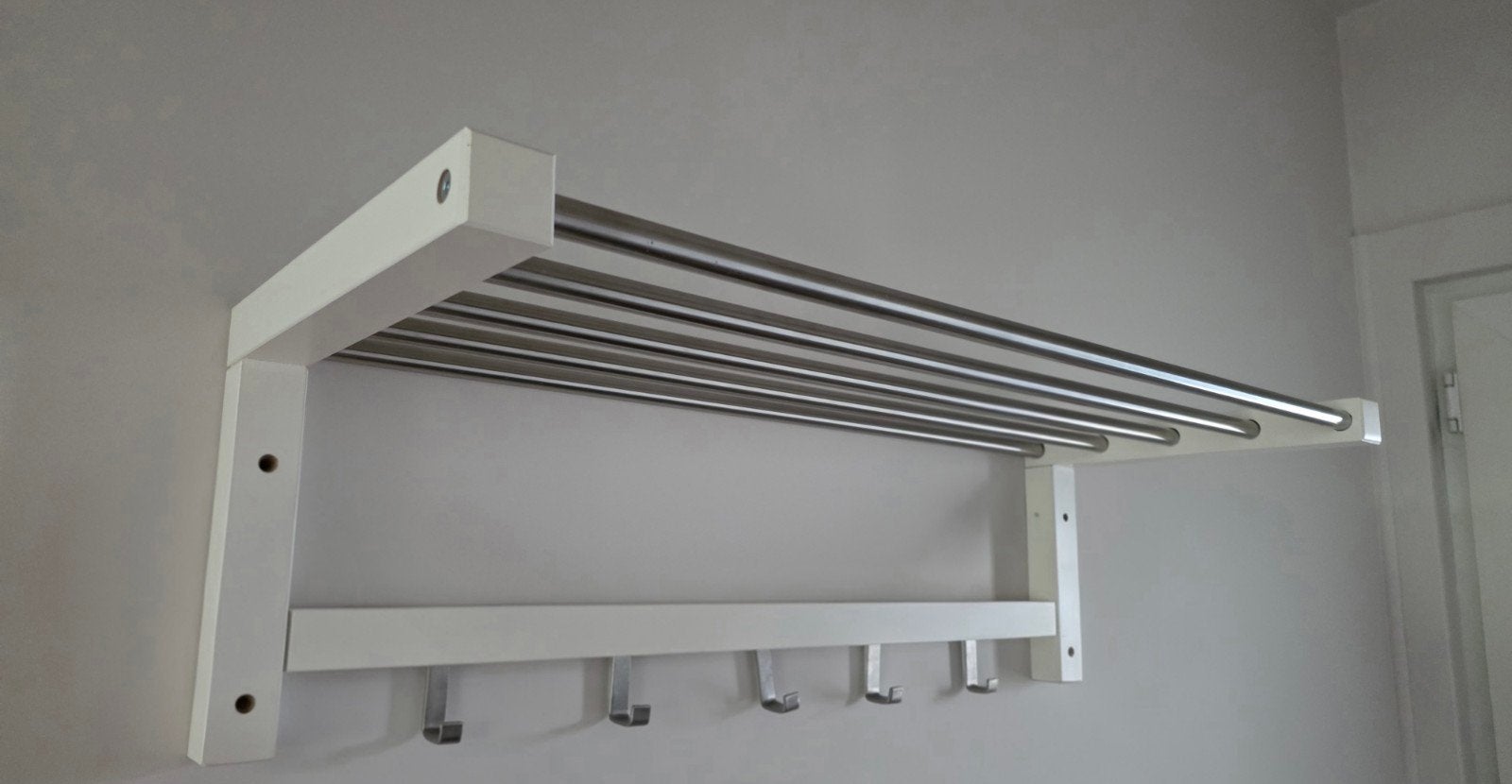IKEA TJUSIG wandkapstok met 5 haken, Huis en Inrichting, Woonaccessoires | Kapstokken, Ophalen