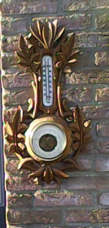antiek grote  Barometer, Ophalen of Verzenden